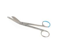 GIMA - Forbici per bende Lister, sterile, monouso, in acciaio inox, 18 cm, 38842
