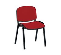 GIMA 45030 Sedia ISO, Tessuto Rosso (TN 050), 1 Pezzo