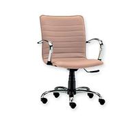 Gima 45128 Sedia Elite Schienale Basso, Similpelle
