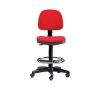 Gima 45222 Sgabello Vercelli con Schienale ed Anello, Blu