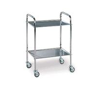 GIMA 45810 Acciaio Inossidabile Carrello Lancart, 60 cm Lunghezza x 40 cm Larghezza x 80 cm Altezza