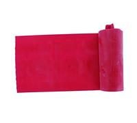 Gima - Fascia o Banda Elastica per Riabilitazione, Colore Rosso Resistenza Media, Misura 5,5 m x 14 cm x 0,20 mm, Senza Lattice