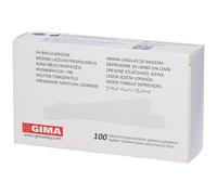 Gima Abbassalingua Legno Non Sterile 4x100 St