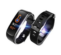 GIMA - Fitband Plus tracker della salute e delle attività, impermeabile, nero. 27237