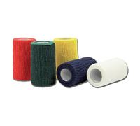 GIMA - Benda elastica coesiva per fissaggio e sostegno, 4m x 6 cm, confezione da 10, mix, 34668