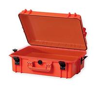 GIMA Case 500, Valigia in Plastica, Dimensione Grande, Ermetica e Resistente, Senza Spugna Interna, Colore Arancione, Certificata IP67