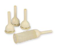 GIMA - Cateteri esterni per uomo realizzati in lattice medico naturale, taglia XXL, diametro 40 mm, con tappo zigrinato, studiato per evitare fuoriuscite e rigonfiamenti, confezione da 30pz, 28712