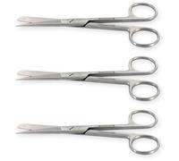 GIMA Forbice Retta Punte Alterne - 14,5 Cm 3x1 St