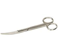 GIMA Forbici Chirurgiche Curve, Punte Alterne, Smussa/Acuta, Misura 16 cm, in Acciaio Inox, grigio