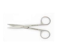 GIMA Forbici Chirurgiche Rette, Punte Acute, Misura 14.5 cm, in Grigio (Acciaio) Inox