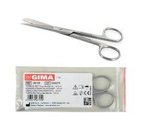 GIMA Forbici Chirurgiche Rette, Punte Alterne, Smussa/Acuta, Misura 14.5 cm, in Grigio (Acciaio) Inox