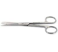 GIMA Forbici Chirurgiche Rette, Punte Alterne, Smussa/Acuta, Misura 20 cm, in Grigio (Acciaio) Inox