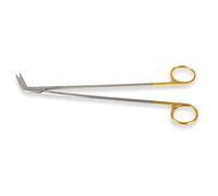 Gima - Forbici Debakey Potts Smith, Misura 23 cm ang. 60°, Carburo di Tungsteno e Acciaio Inox, Linea Gold, 1 pezzo