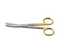 Gima - Forbici Mayo, Curve, Misura 23 cm, Carburo di Tungsteno e Acciaio Inox, Linea Gold, 1 pezzo