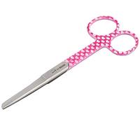 GIMA Forbici per Infermieri, Dritte, Punte Rette/Smusse, in Acciaio Inossidabile, FAntasia Cuori, Finitura Satinata, Rivestimento in Polvere, Lunghezza 14 cm, per Uso Professionale