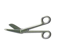 GIMA Forbici per Infermieri, Lister, per Bende, Standard, in Acciaio Inox, Finitura Satinata, Rivestimento in Polvere, Lunghezza 11 cm