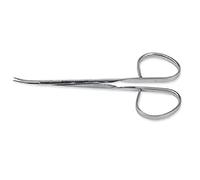 GIMA - Forbici per Sutura Ribbon, Punte Curve, Misura 12 cm, in Acciaio Inox