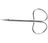 GIMA - Forbici per Sutura Ribbon, Punte Curve, Misura 9.5 cm, in Acciaio Inox