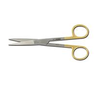 GIMA, Forbici Metzenbaumin in Carburo di Tungsteno, rette, punte smusse, con lame salde che garantiscono un'elevata precisione ai chirurghi, 14,5 cm, 26501