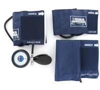 GIMA KIT ROMA SFIGMOMANOMETRO CON 3 BRACCIALI BLU