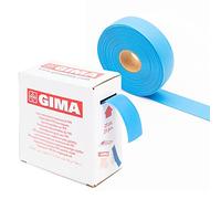 GIMA - Laccio Emostatico a Nastro Monouso Stile A, Latex Free, in TPE, Blu, 25 Lacci Pre-Tagliati Misura 42 x 2.5 cm, Spessore 0.5 mm, 1 Rotolo
