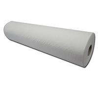 GIMA Lenzuolino Igienico per Lettino, 1 Strato in Cellucotton Goffrato, per Studi Medici ed Estetici, Bianco, Misura 95 m x 50 cm, 250 Strappi da 38 cm, 6 Rotoli Imbustati Singoli