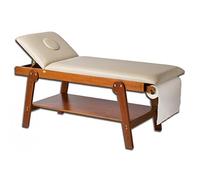 GIMA - Lettino per massaggi in legno Firenze con foro naso/bocca Ciliegia