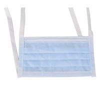 Afluid Mascherina Chirurgica 4 Strati BFE > 98%, DM CE Classe I tipo IIR, Non Sterile, Monouso, Colore Azzurro, Lacci Extra-Lunghi 80 cm, Nasello Atraumatico e Conformabile, 12 box da 50 pz (600 pz)