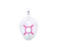 Gima - Mascherina Facciale Monopaziente con Cuscinetto d'Aria Gonfiabile, Misura n. 1, Neonato Large, Latex Free, 1 pz