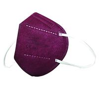 GIMA Mascherina Filtrante FFP2 Value&Safe, 5 Strati, Bordeaux, Ergonomica, Pieghevole, Antipolvere, Elastici Flessibili ed Estensibili, DPI Classe III, 20 Unità in Bustine Singole, GB,IT,PT,RO,CZ