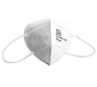Gima Mascherina Filtrante FFP2 Value&Safe, 5 Strati, Colore Bianco, Ergonomica, Pieghevole, Antipolvere, Elastici Flessibili ed Estensibili, DPI Classe III, 20 Unità in Bustine Singole, IT,GR,RO,PL,CZ