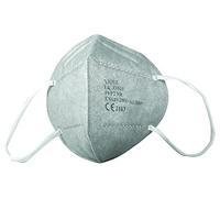 GIMA Mascherina Filtrante FFP2 Value&Safe, 5 Strati, Grigio Chiaro, Ergonomica, Pieghevole, Antipolvere, Elastici Flessibili ed Estensibili, DPI Classe III, 20 Unità
