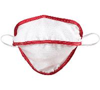 Mycroclean Italia Maschera 2020V3, Mono Strato, Blu/Bordo Blu, senza Nasello, Riutilizzabile e Lavabile, Tipo IIR, BFE 99.8%, Kid, Certificata CE, per Bambini e al Chiuso/Aperto