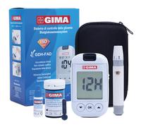 GIMA Misuratore Glicemia Glucometro Kit Completo Per Il Controllo e Il