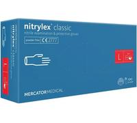 Gima Nitrylex Classic Guanti Nitrile Senza Polvere Taglia L Colore Blu