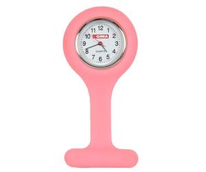 Gima Ns881Pink Orologio per Infermieri in Silicone, Quandrante Rotondo, Colore Rosa