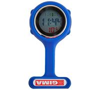 GIMA Orologio per Infermieri in Silicone, Digitale, Quandrante Rotondo, Colore Blu