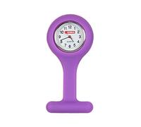 Gima - Orologio per Infermieri in Silicone, Quandrante Rotondo, Colore Viola