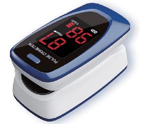Gima Oxy-2 Pulsossimetro Dito Professionale e Domestico, Blu Bianco