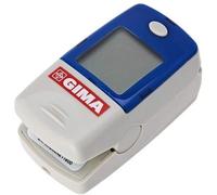 Gima Oxy-5 Pulsossimetro Da Dito, Misurazione SpO2 E Battito, Blu E Grigio
