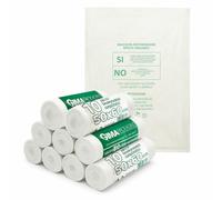 GIMA PACKAGING 90 Sacchetti Umido Biodegradabili 50×60 cm 30 Litri - 10 Sacchi Umido per Rotolo, Confezione da 9 Rotoli - Resistenti e Compostabili - Raccolta Differenziata Organico