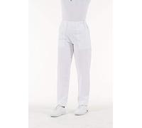 Gima - Casacca 100% Cotone Ottima Qualità, Unisex, Scollo a V, Mezza Manica a Giro, Linea Professionale, per Medici, Veterinari, Infermieri e Personale Sanitario, Bianco, XS