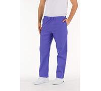 Gima - Pantalone da Divisa Ospedaliera, 100% Cotone di Ottima Qualità, Unisex, Elastico in Vita, 3 Tasche, per Dottori, Dentisti, Veterinari, Infermieri, Blu (Indaco), XL