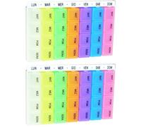 GIMA Portapillole Settimanale X4 Easy - Italiano 2x1 St