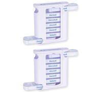 GIMA Portapillole Settimanale X4 Tower - Italiano/Tedesco 2x1 St