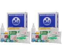 Gima, Previzinc benda non elastica "A", impregnata con pasta all'ossido di zinco, indicato per problematiche come tromboflebiti e in fase di guarigione da fratture, 10 cm X 5m, 34716 (Confezione da 2)