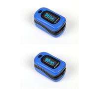 GIMA Pulsoximetro Oxy-4 - Blu - Gb,Fr,It,De,Es,Pt,Gr,Pl 2x1 St