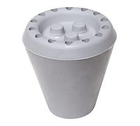 GIMA - Puntali di ricambio per bastoni, stampelle, tripodi e quadripodi, tubo 19 mm base 47 mm, 43085