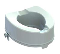 Gima Rialzo WC, Alzawater anatomico con sistema di fissaggio laterale, portata massima: 200 kg, Altezza 14 cm