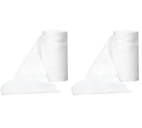 Gima, Rotoli Garza, 100% Cotone, Rilevabili ai Raggi X, 8 Strati, 20 Fili/cmq, Misura 10 cm x 2 m (Confezione da 2)
